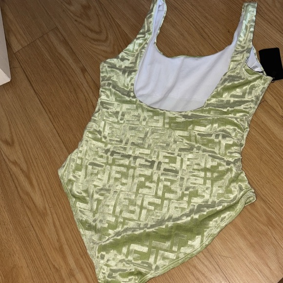 Fendi one piece bathing suit! Says XL but more like a Medium fit! BRAND NEW! - Picture 3 of 5